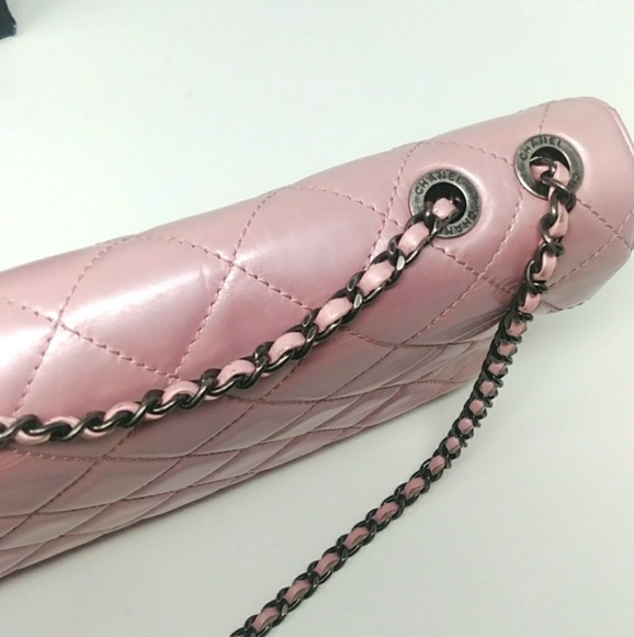 Auth CHANEL Metallic Pink MORE PHOTOS - Picture 4 of 8